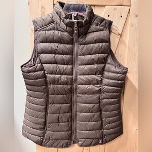 Joules Women's Quilted Puffer Vest - Taupe